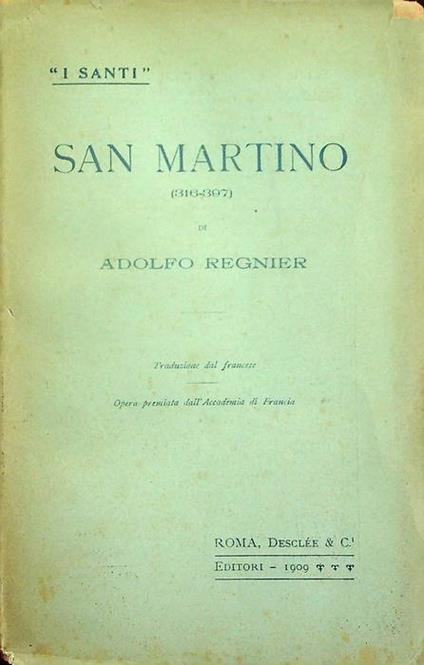 San Martino (316-397) - copertina