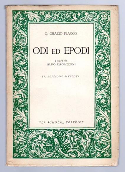 Odi ed Epodi - copertina