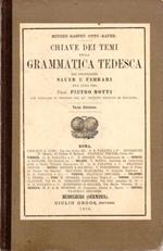 Chiave dei temi della grammatica tedesca