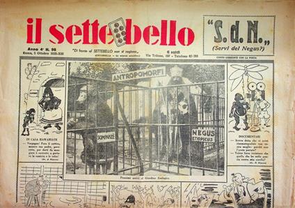 Il settebello: Anno 4° (1935) - N. 98 (5 ottobre 1935) - copertina