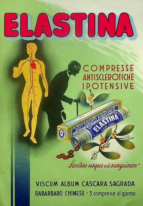 Elastina: compresse antisclerotiche ipotensive - copertina