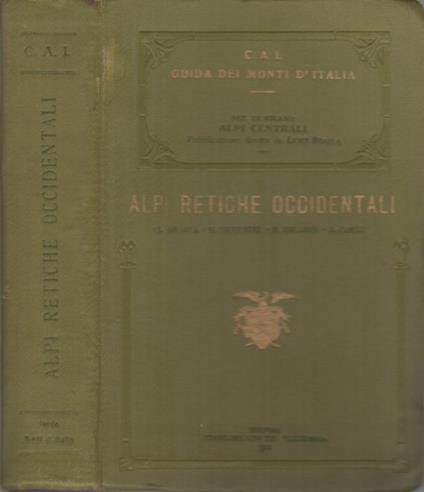 Alpi retiche occidentali - copertina