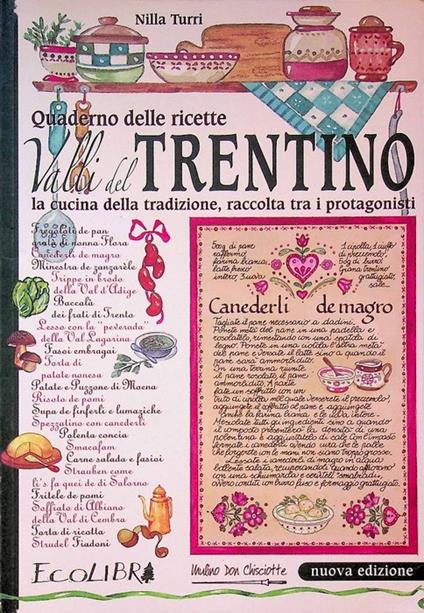 Quaderno delle ricette Valli del Trentino: la cucina della tradizione,  raccolta tra i protagonisti.