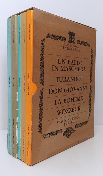 Parma Teatro Regio Stagione Lirica 1988/1989 Cofanetto 5 Volumi Wozzeck- Wpr - copertina