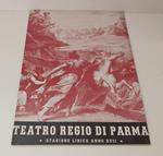 STAGIONE LIRICA ANNO XVII TEATRO REGIO PARMA CONVITTO MARIA LUIGIA - RVSa66