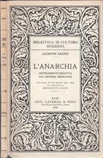 L' Anarchia - Giuseppe Sarno - Laterza - Cultura Moderna