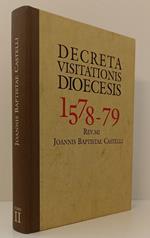 Decreta Visitationis Dioecesis Tomo Ii - Joannis Baptiste Castelli- C- Yfs55