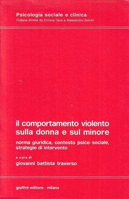 Comportamento Violento Sulla Donna E Sul Minore - copertina