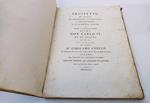 Prospetto Analisi Geometria Elementare Trigonometria - Bodoni - 1803- B- Wpr