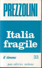 Italia Fragile - Prezzolini - Pan Editrice - Il Timone 33