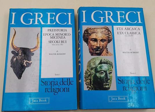 I Greci-2 Tomi - Walter Burkert - copertina