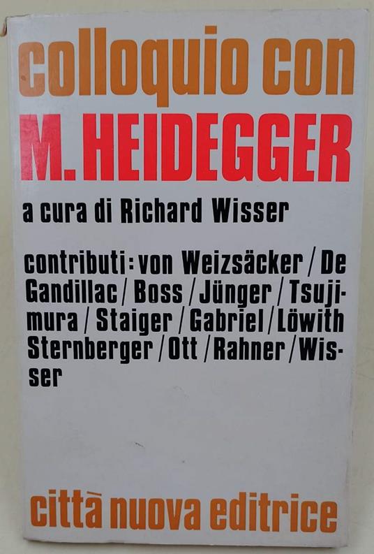 Colloquio Con M. Heidegger - copertina