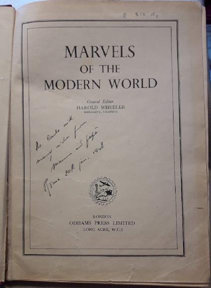 MARVELS OF THE MODERN WORLD - copertina