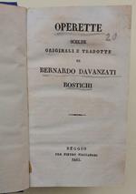 Operette Scelte Originali Tradotte Di Bernardo Davanzati Bostichi