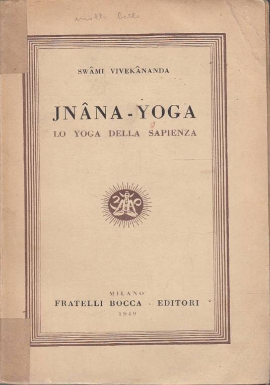 Jnana-Yoga - Lo yoga della sapienza - Swami Vivekânanda - copertina