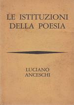 Le istituzioni della poesia