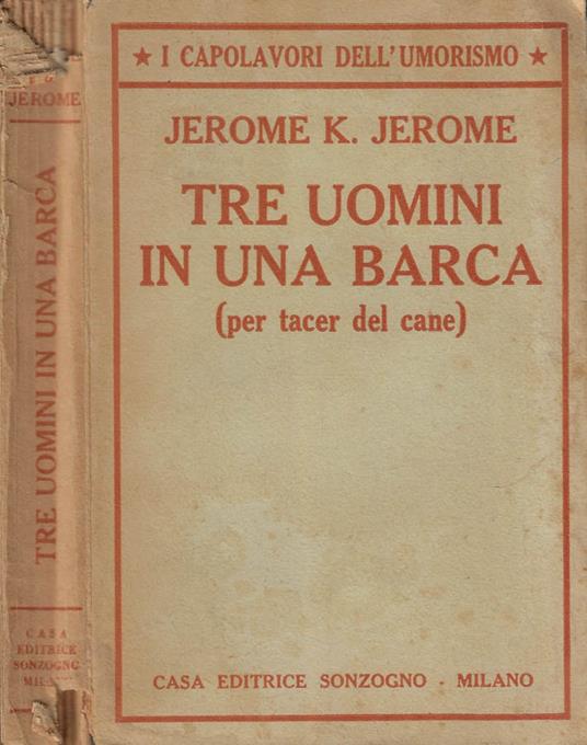 Tre uomini in una barca - Jerome K. Jerome - copertina