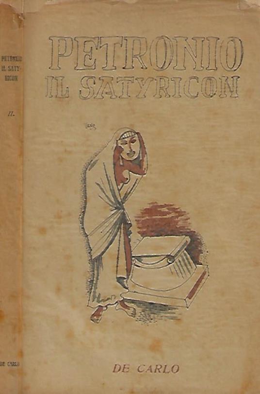 Il Satyricon vol. II - Arbitro Petronio - copertina