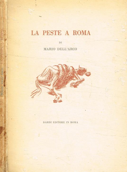 La peste a Roma - Mario Dell'Arco - copertina