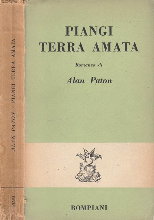 Piangi terra amata - Alan Paton - copertina