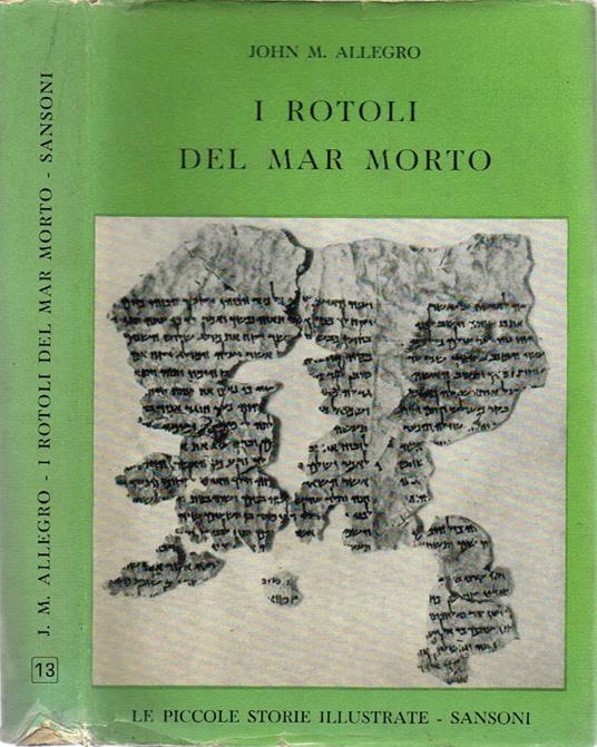 I rotoli del Mar Morto - copertina