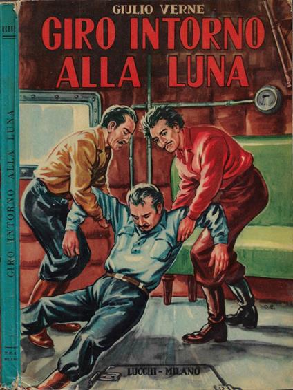 Giro intorno alla luna - Jules Verne - copertina