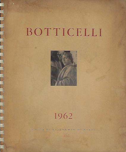 Botticelli. Calendario 1962 - copertina