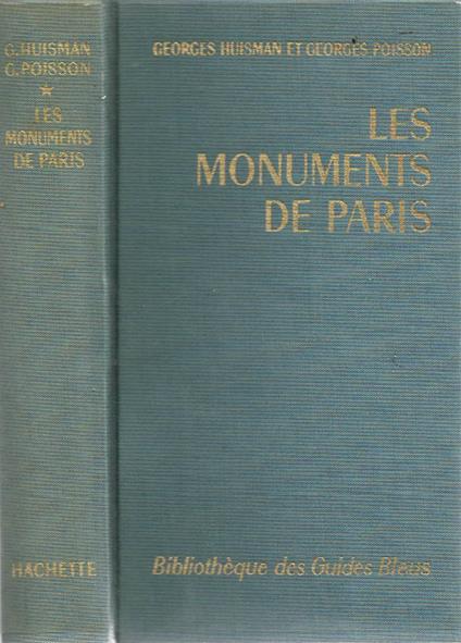 Les Monuments de Paris - Georges Huisman - copertina