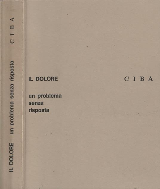 Il dolore - copertina