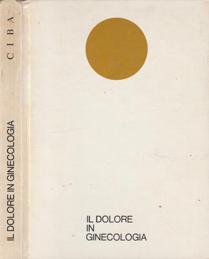 Il dolore in ginecologia - copertina