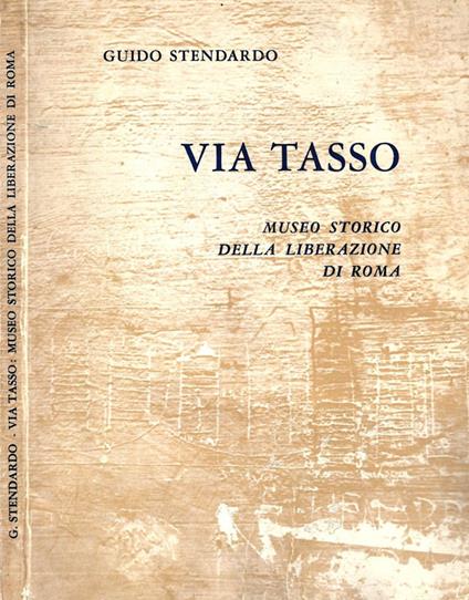 Via Tasso - Guido Stendardo - copertina