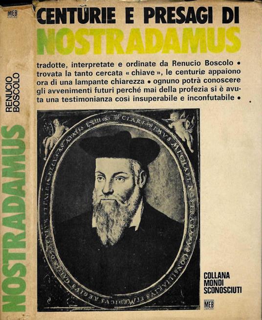 Centure e presagi di Nostradamus - Renucio Boscolo - copertina