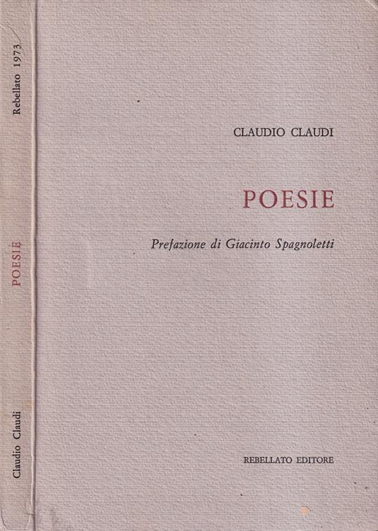Poesie - Claudio Claudi - copertina