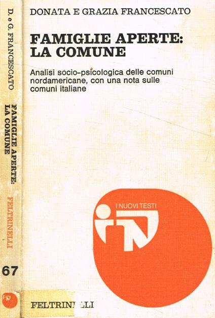 Famiglie aperte: la comune - Donata Francescato - copertina