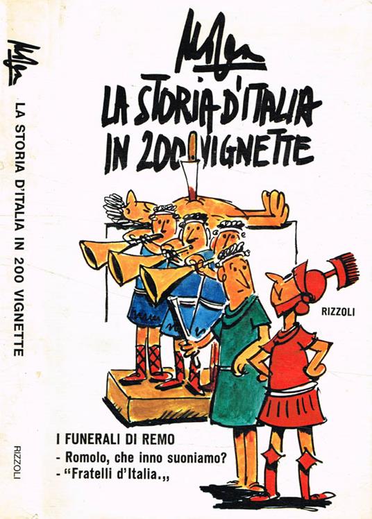 Storia d'Italia in 200 vignette - Giovanni Mosca - copertina