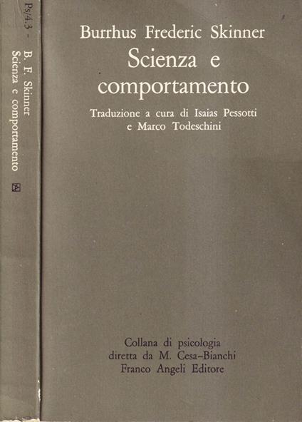 Scienza e comportamento - copertina