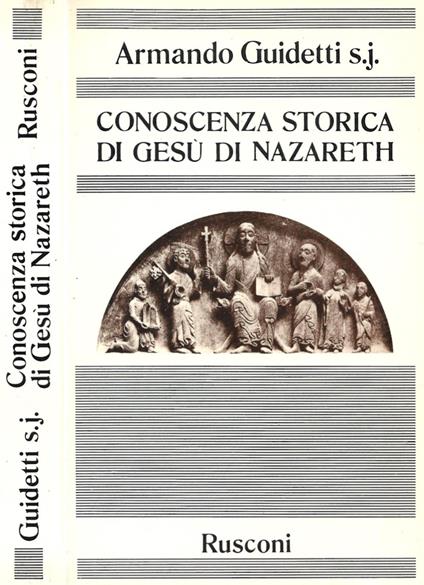 Conoscenza storica di Gesù di Nazareth - copertina