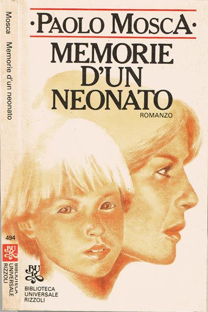 Memorie d'un neonato - Paolo Mosca - copertina