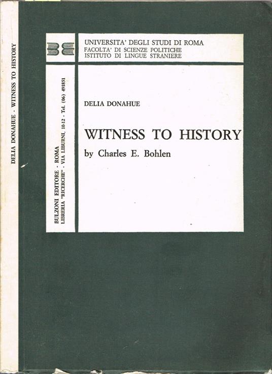 Witness to History - copertina