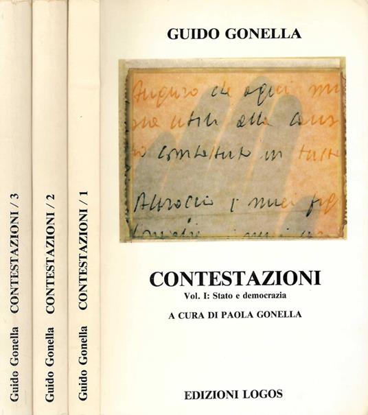 Contestazioni - Guido Gonella - copertina