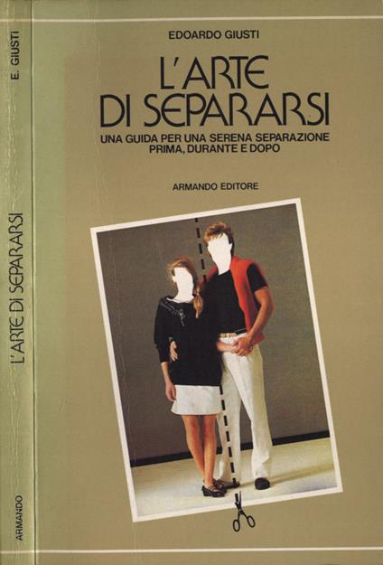 L' arte di separarsi - Edoardo Giusti - copertina