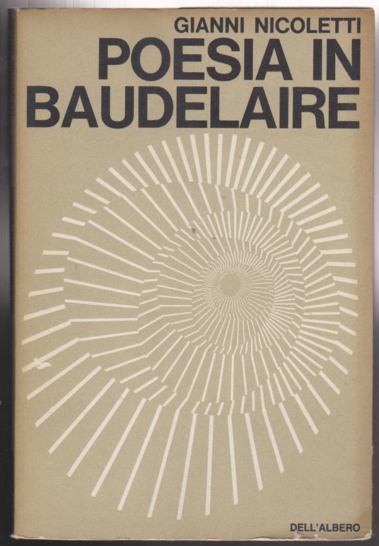 Poesia in Baudelaire Seconda edizione - Gianni Nicoletti - copertina