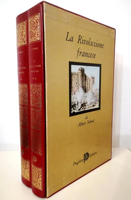 Rivoluzione francese - completo in 2 voll. in cofanetto editoriale - Albert Soboul - copertina