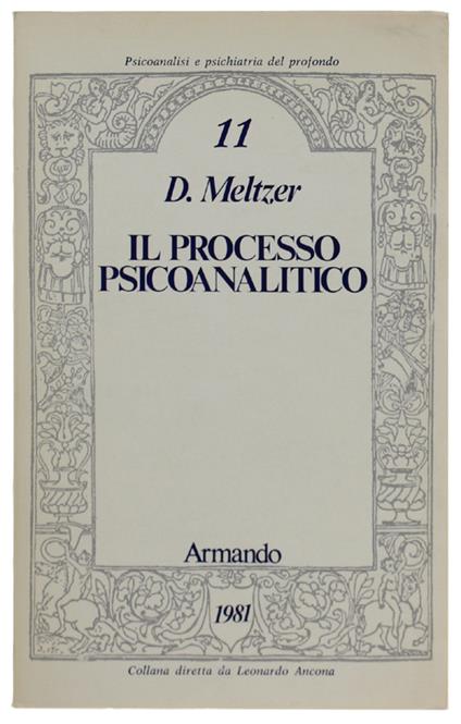 Il Processo Psicoanalitico - Donald Meltzer - copertina