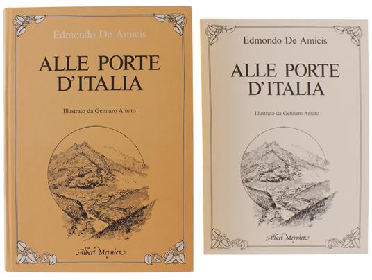 Alle Porte D'Italia - Edmondo De Amicis - copertina