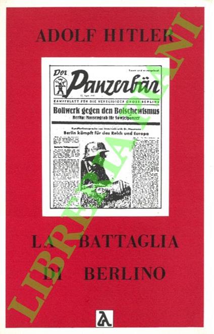 battaglia di Berlino - Adolf Hitler - copertina