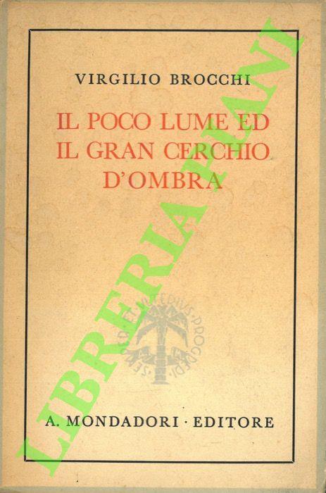 Il poco lume ed il gran cerchio d’ombra - Virgilio Brocchi - copertina