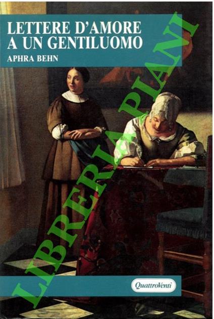 Lettere d’amore a un gentiluomo - Aphra Behn - copertina