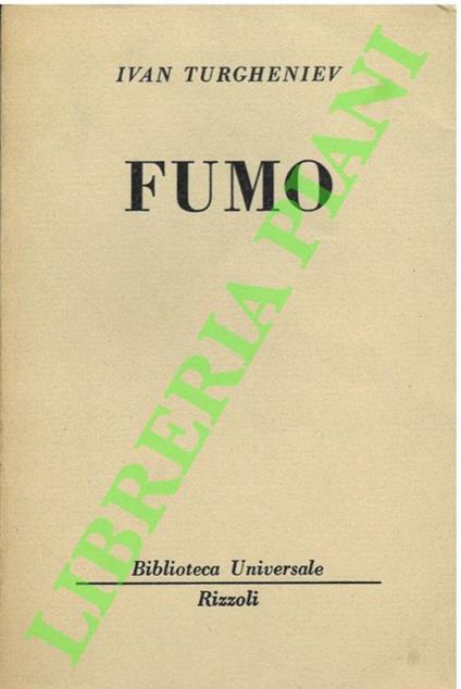 Fumo - Ivan Turgenev - copertina