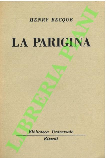 parigina. - Henry Becque - copertina